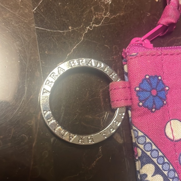 Vera Bradley Zip ID Case in Retired Boysenberry Pattern - Picture 3 of 5